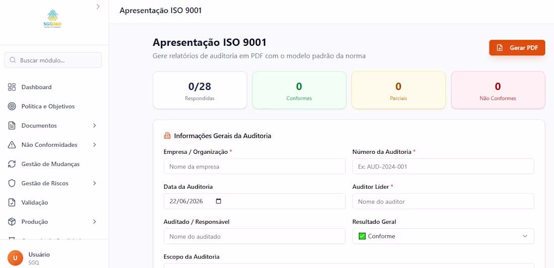 Cover image for SGQ360 — Quality Management System