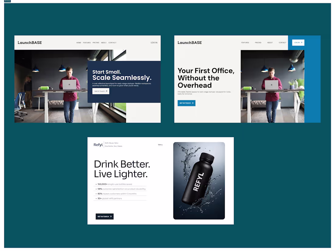 Cover image for Landing Page Design