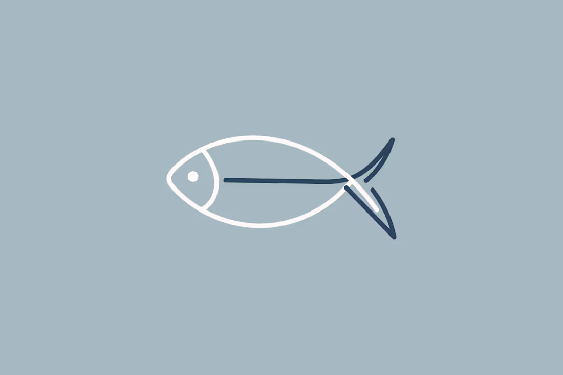 Cover image for Monoline Fish Logo Design | Minimalist & Elegant Line Art Logo