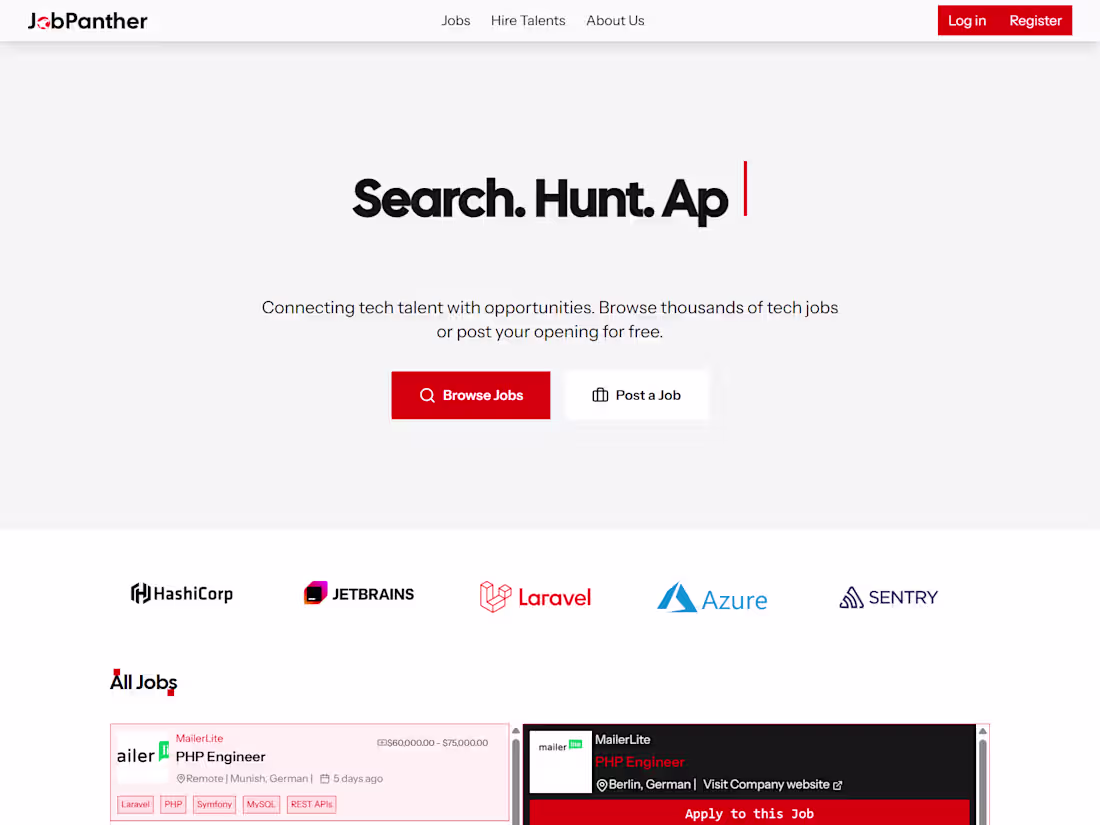 Cover image for A Job Listing platform built with Laravel
