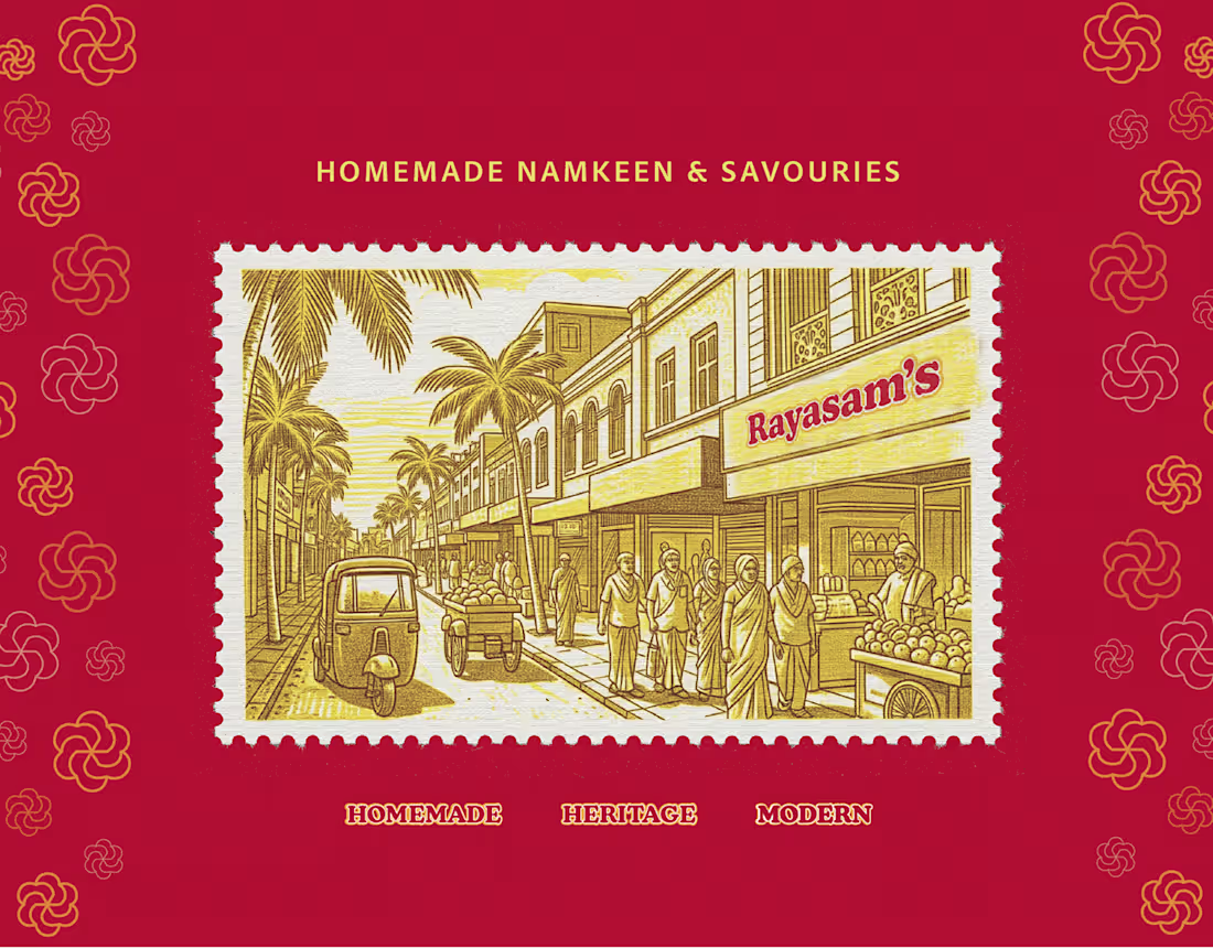 Cover image for Rayasam's - Namkeen & Savouries (Branding)