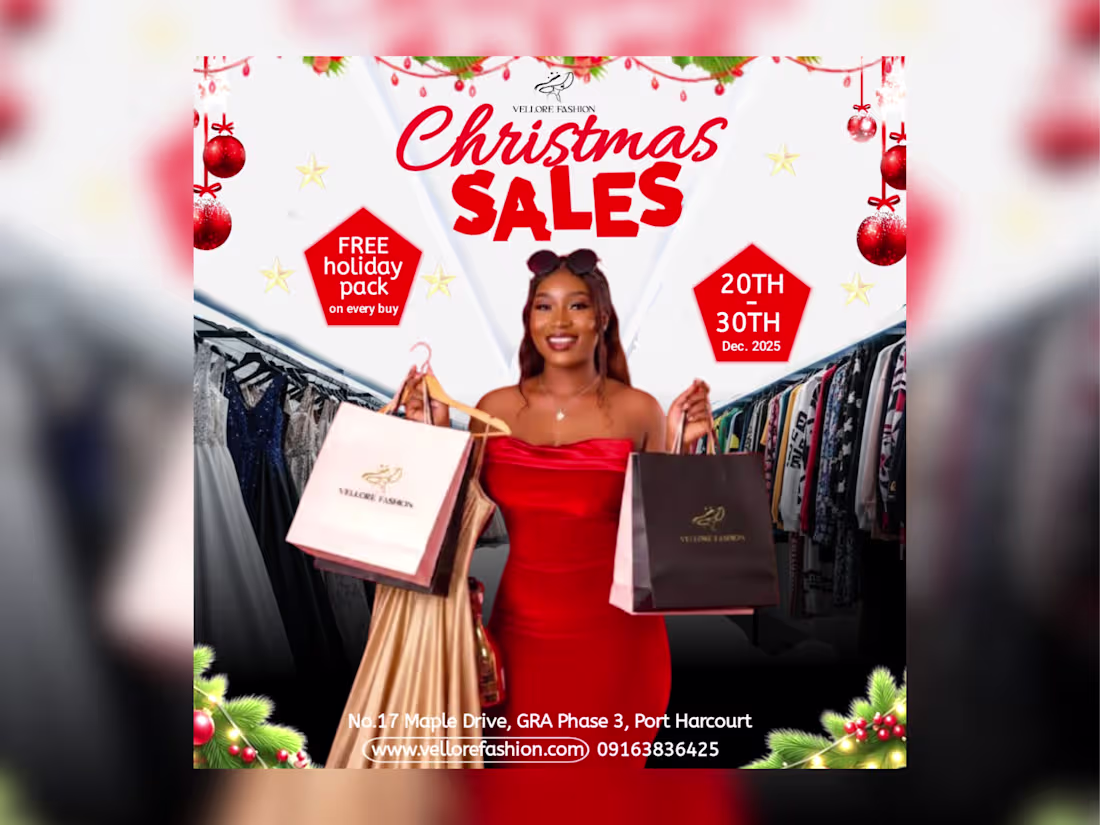 Cover image for This Christmas sales flyer was