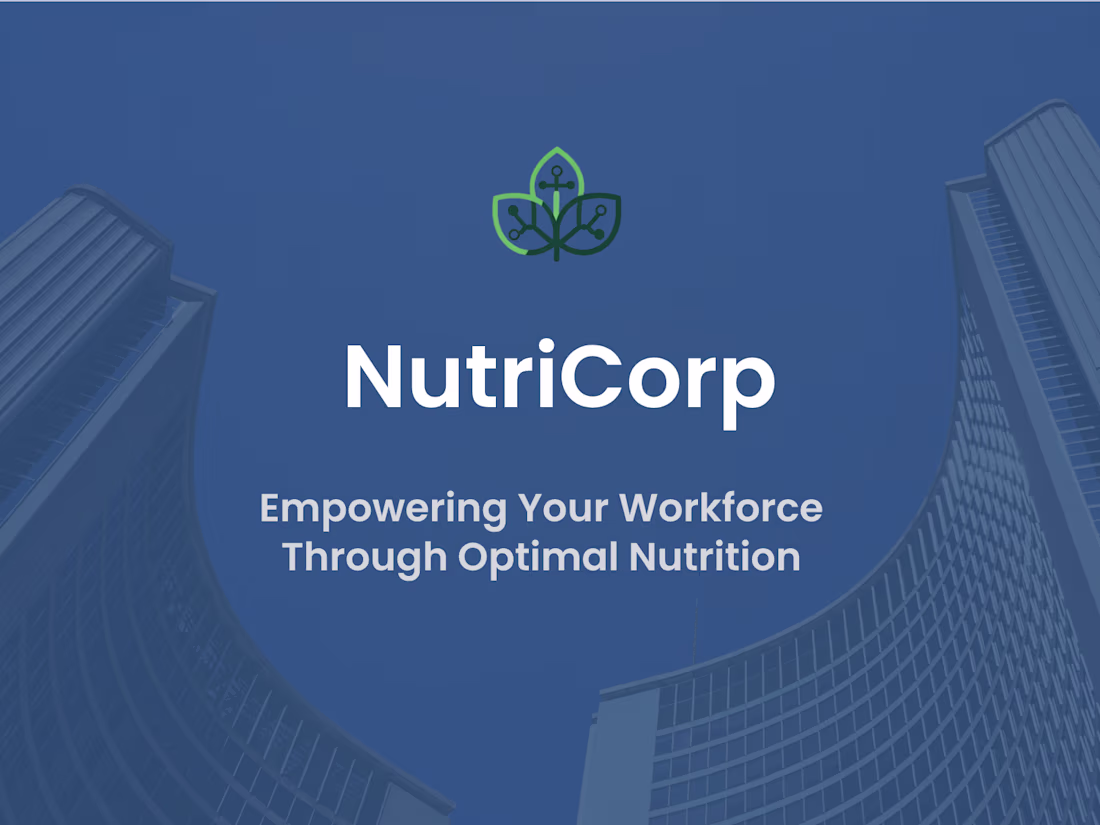 Cover image for NutriCorp Business Proposal - Presentation