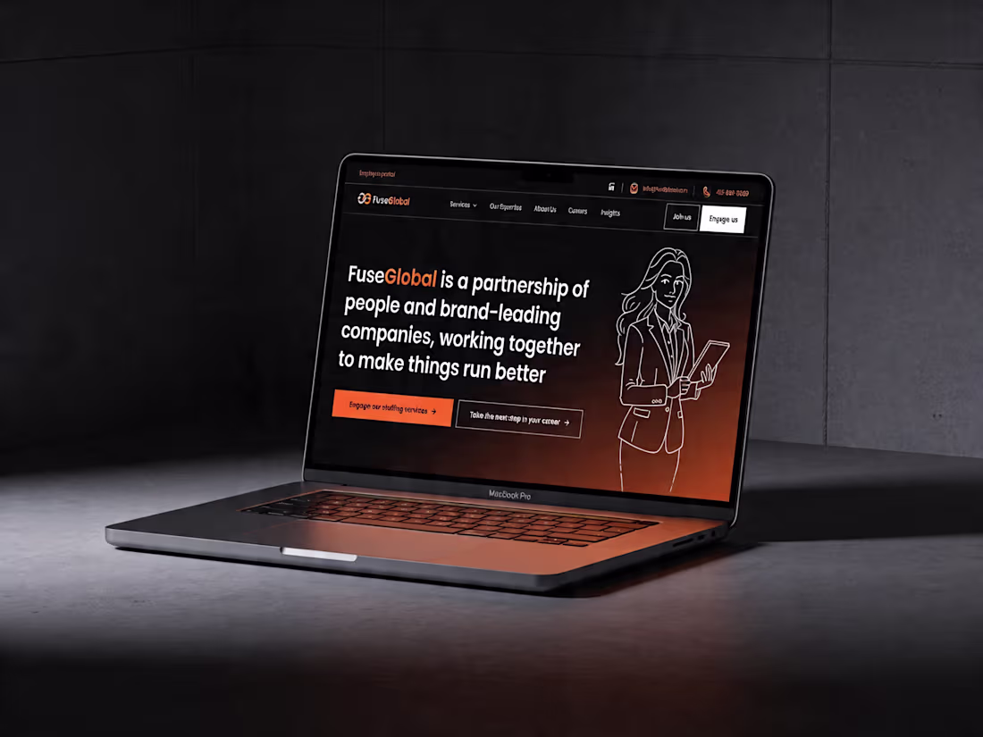 Cover image for FuseGlobal | Brand Refresh and Website Redesign