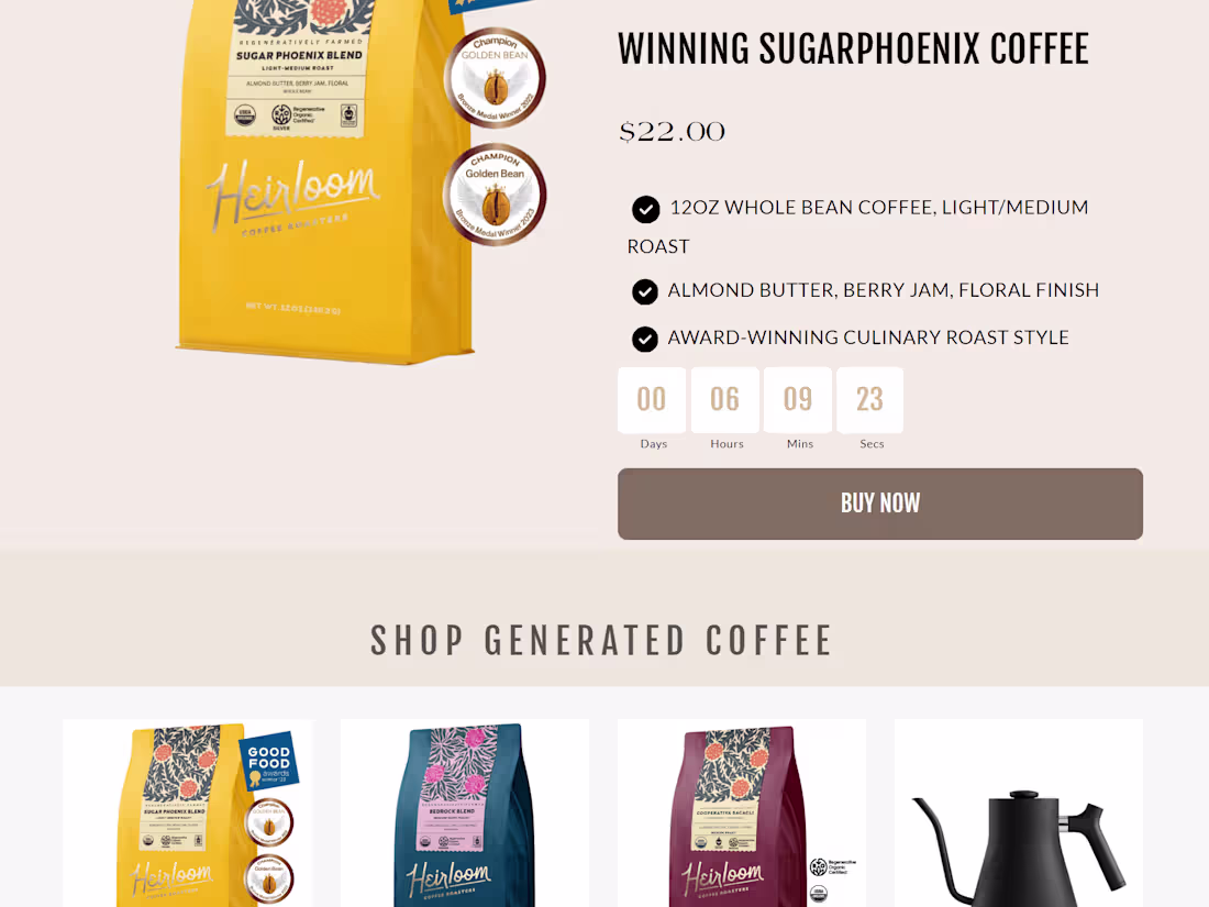 Cover image for landing page design