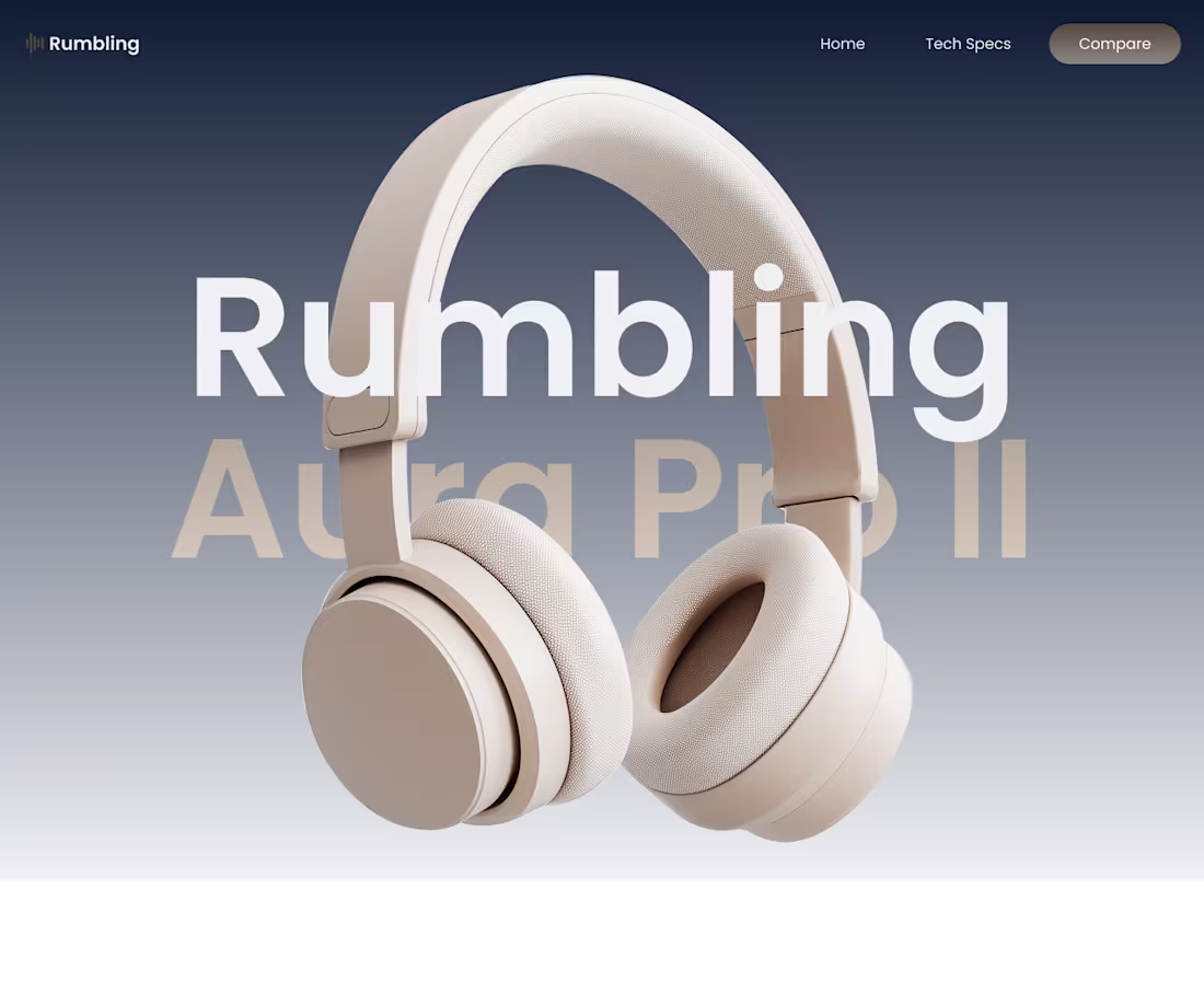 Cover image for Some recent design work for Rumbling. What do you think?