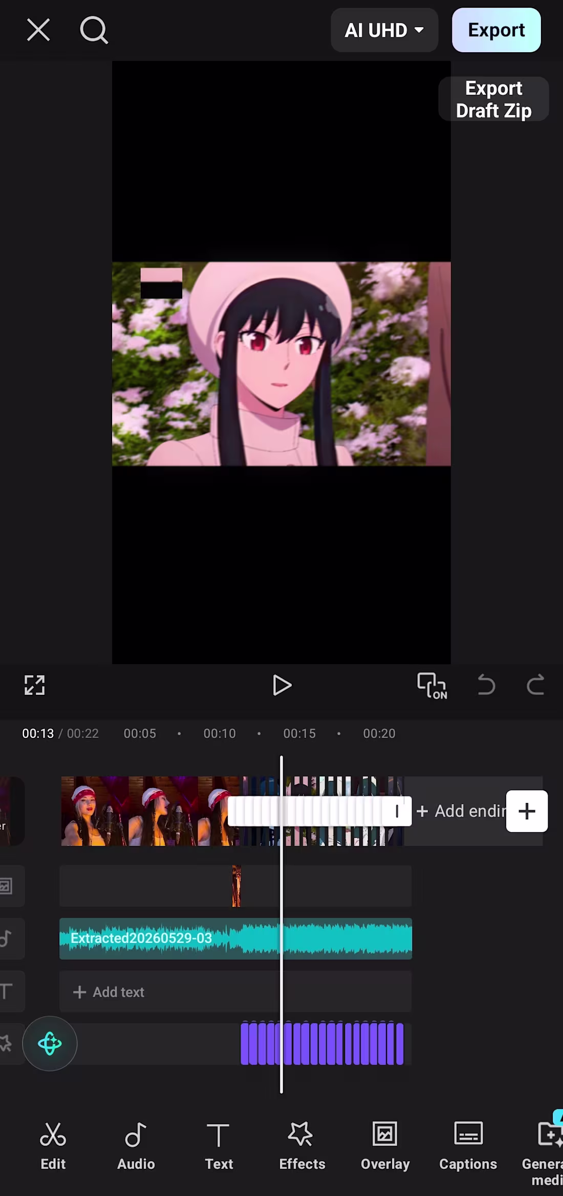 Cover image for The anime girls Edits 
Capcut