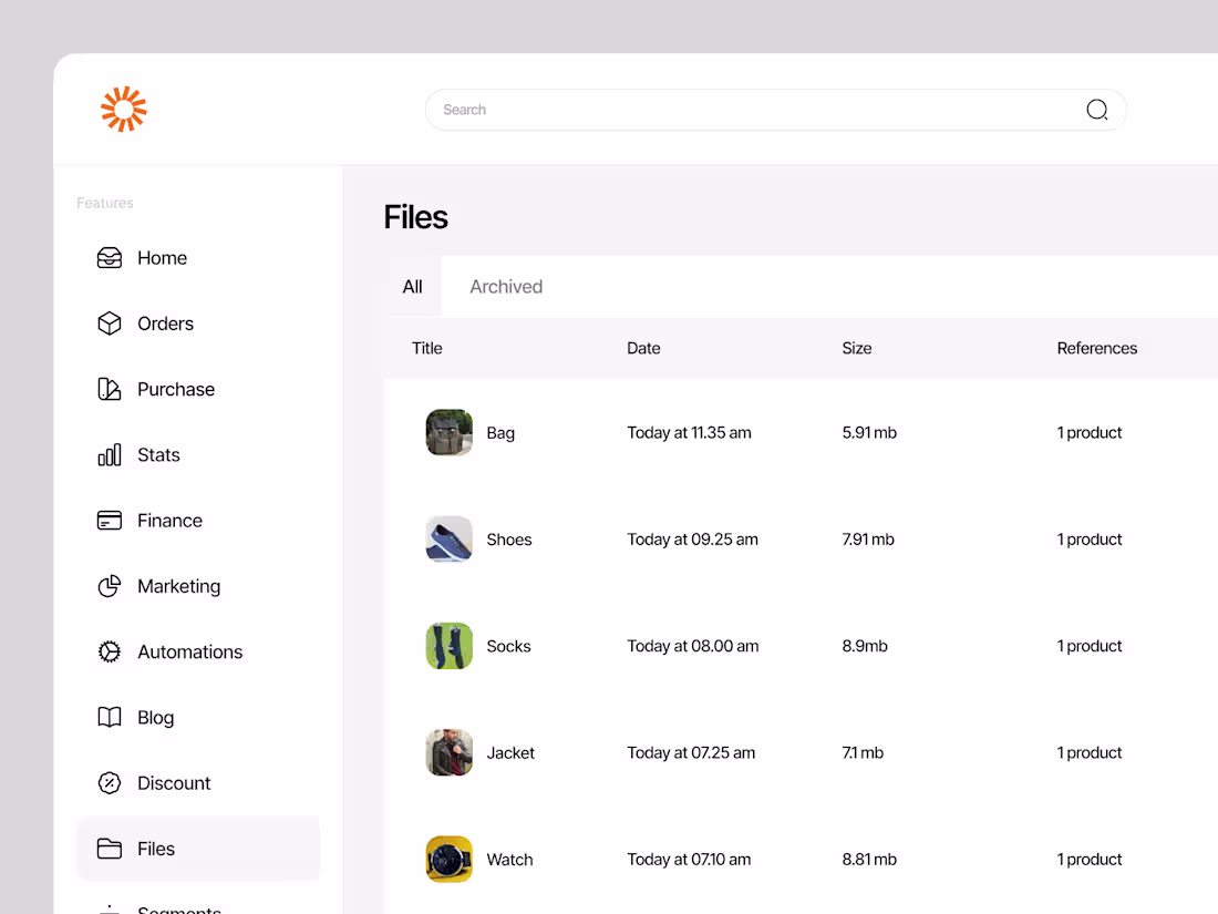 Cover image for File Management Dashboard