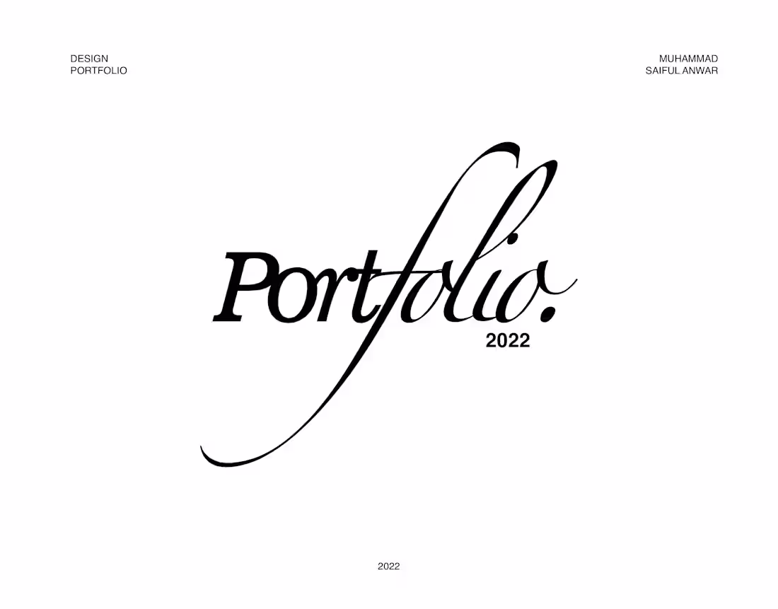 Cover image for Portfolio 2022 | Graphic Design