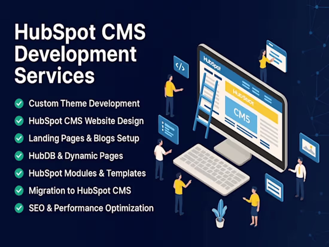 Cover image for build hubspot crm landing page website zapier shopify to hubspot