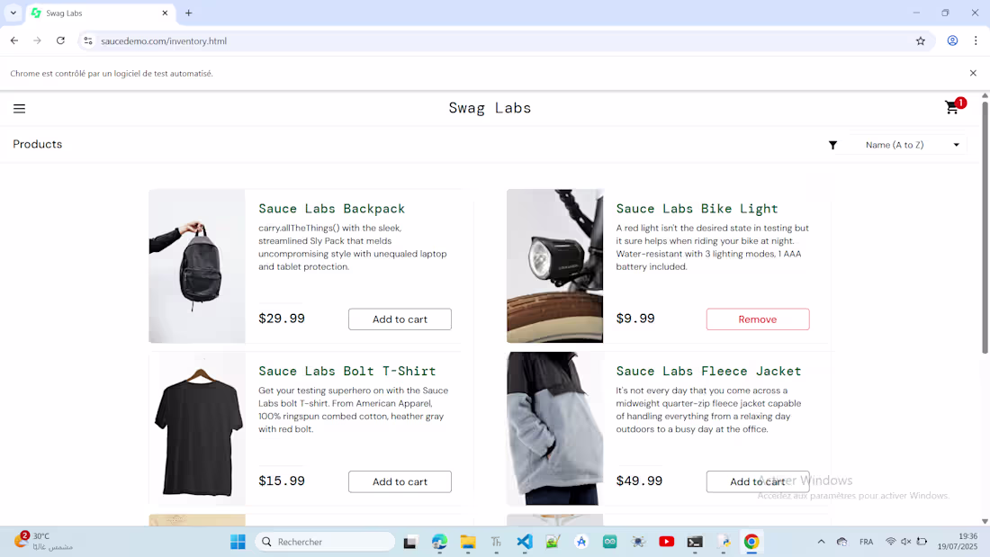 Cover image for E-commerce Automation Framework
My role :