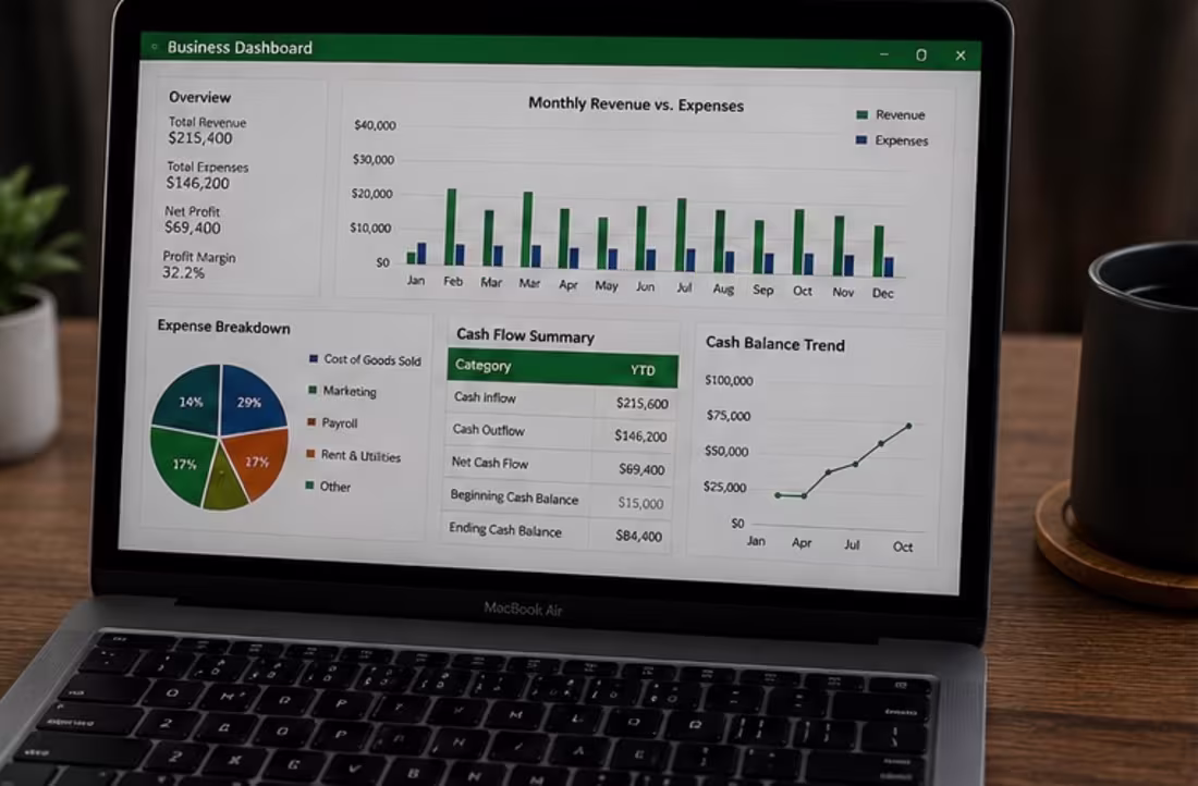 Cover image for Designed a customized Excel dashboard