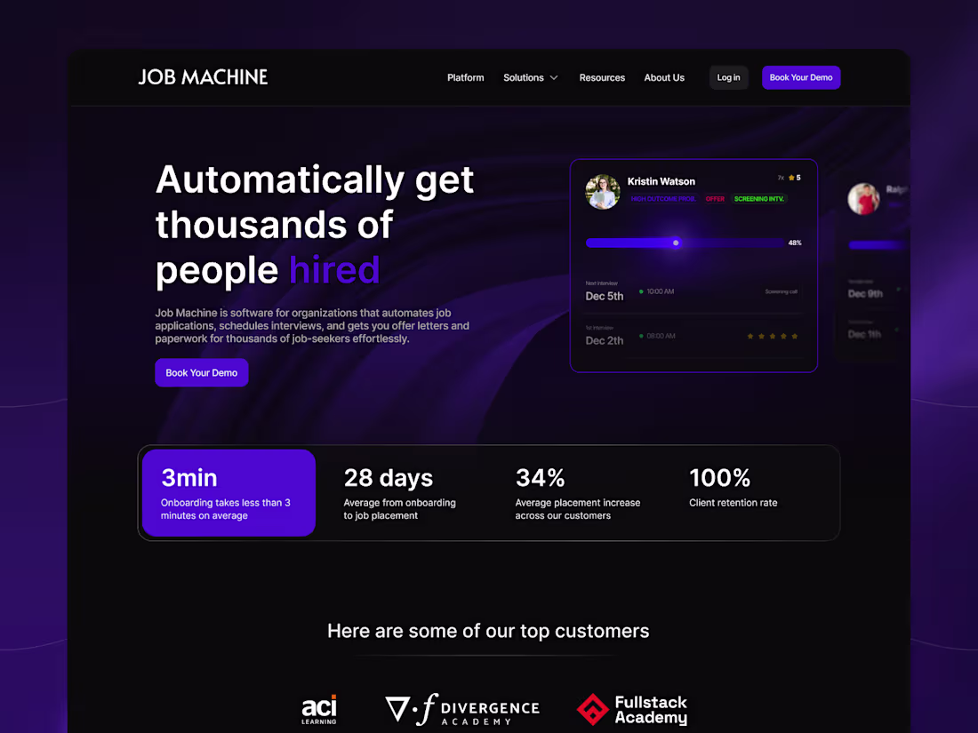 Cover image for Website for an Automated Lead