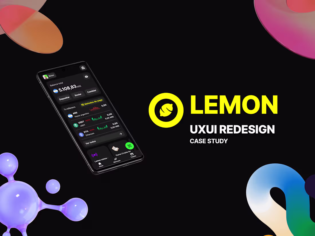 Cover image for Lemon Cash UXUI Redesign