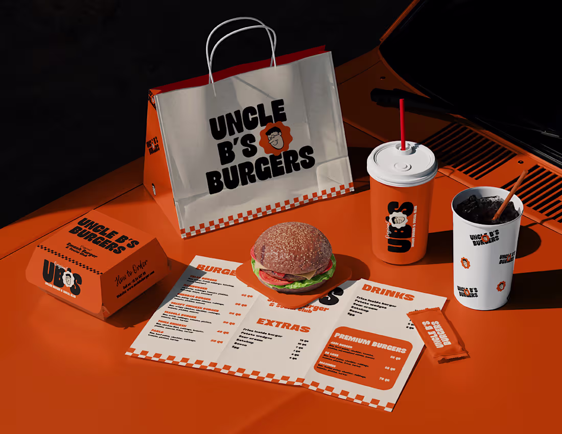 Cover image for UNCLE B'S BURGER