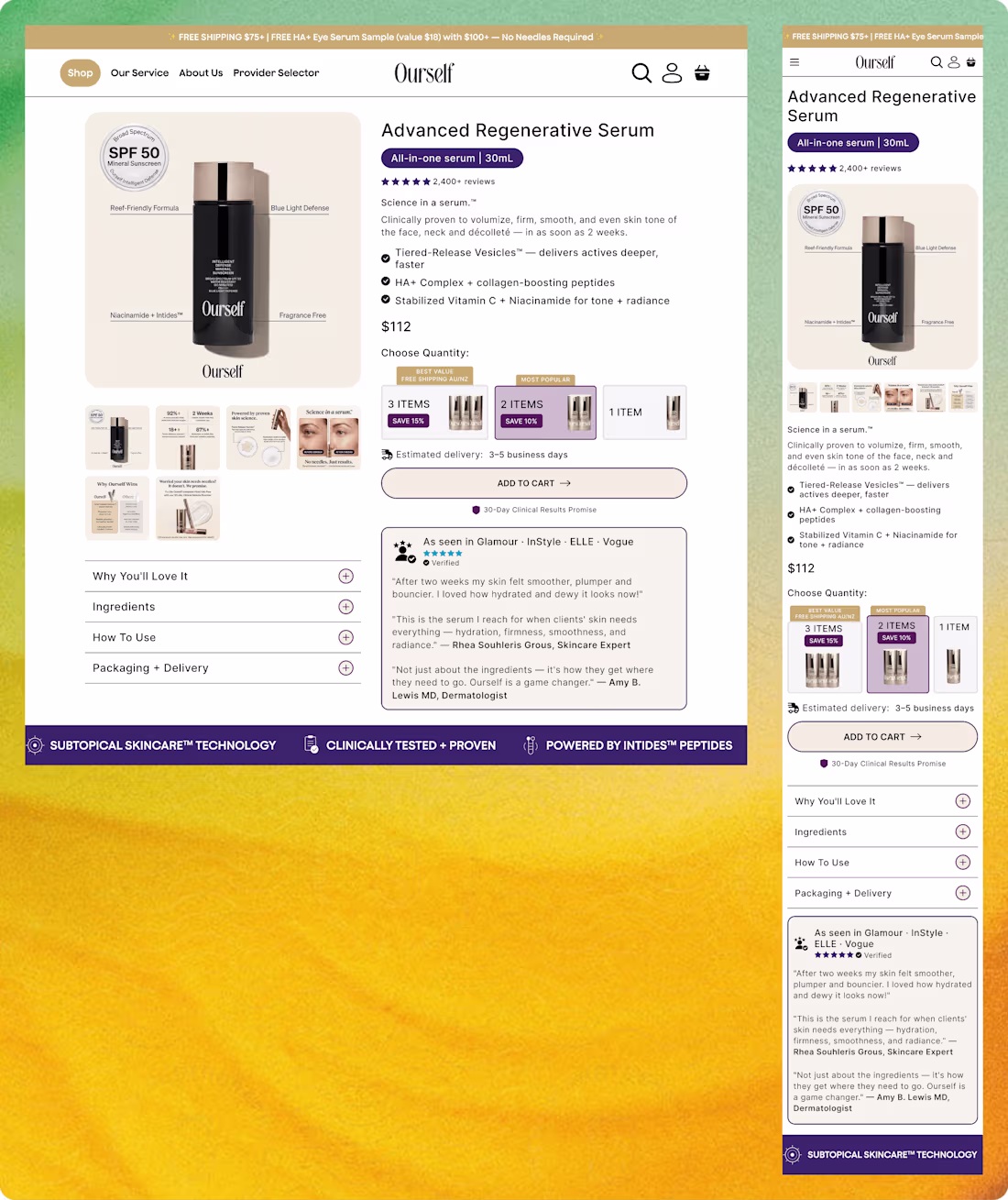 Cover image for High-Converting Skincare Product Page