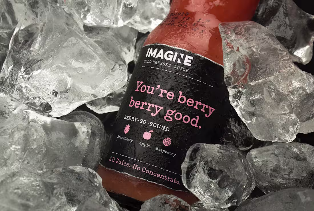 Cover image for Imagine Cold Pressed Juice - Branding Packaging Design