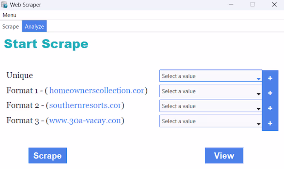 Cover image for Property Scraper Application