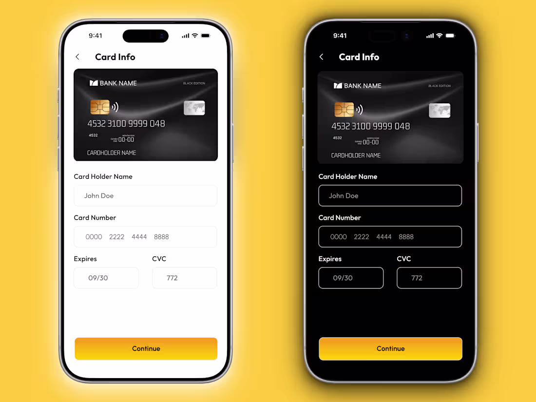 Cover image for Credit Card Detail UI