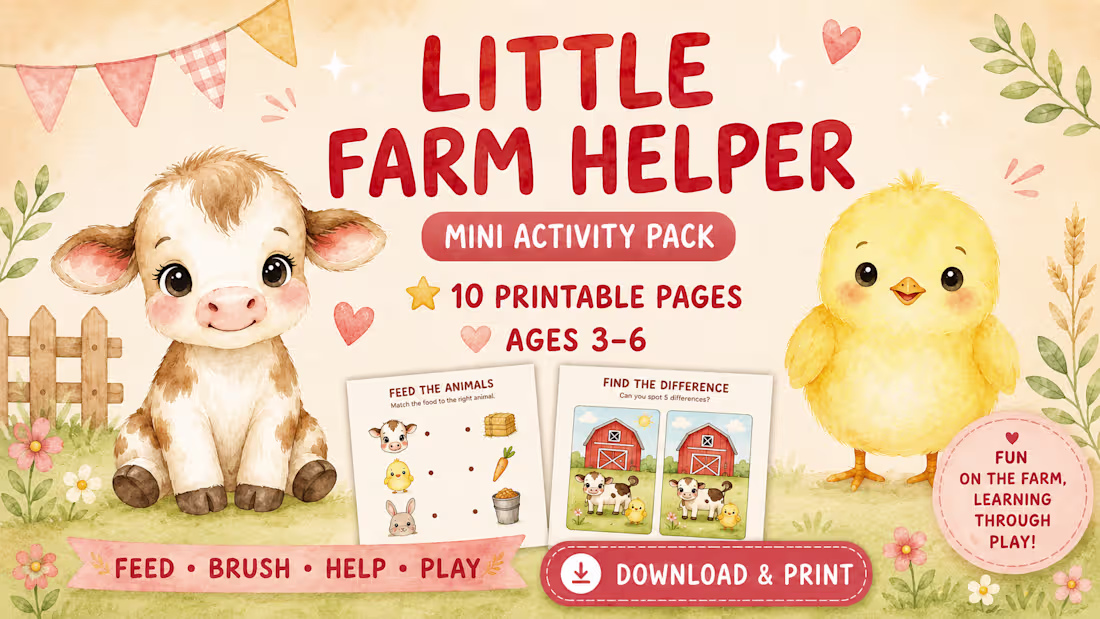 Cover image for Printable Activity Pack Preview Design
A