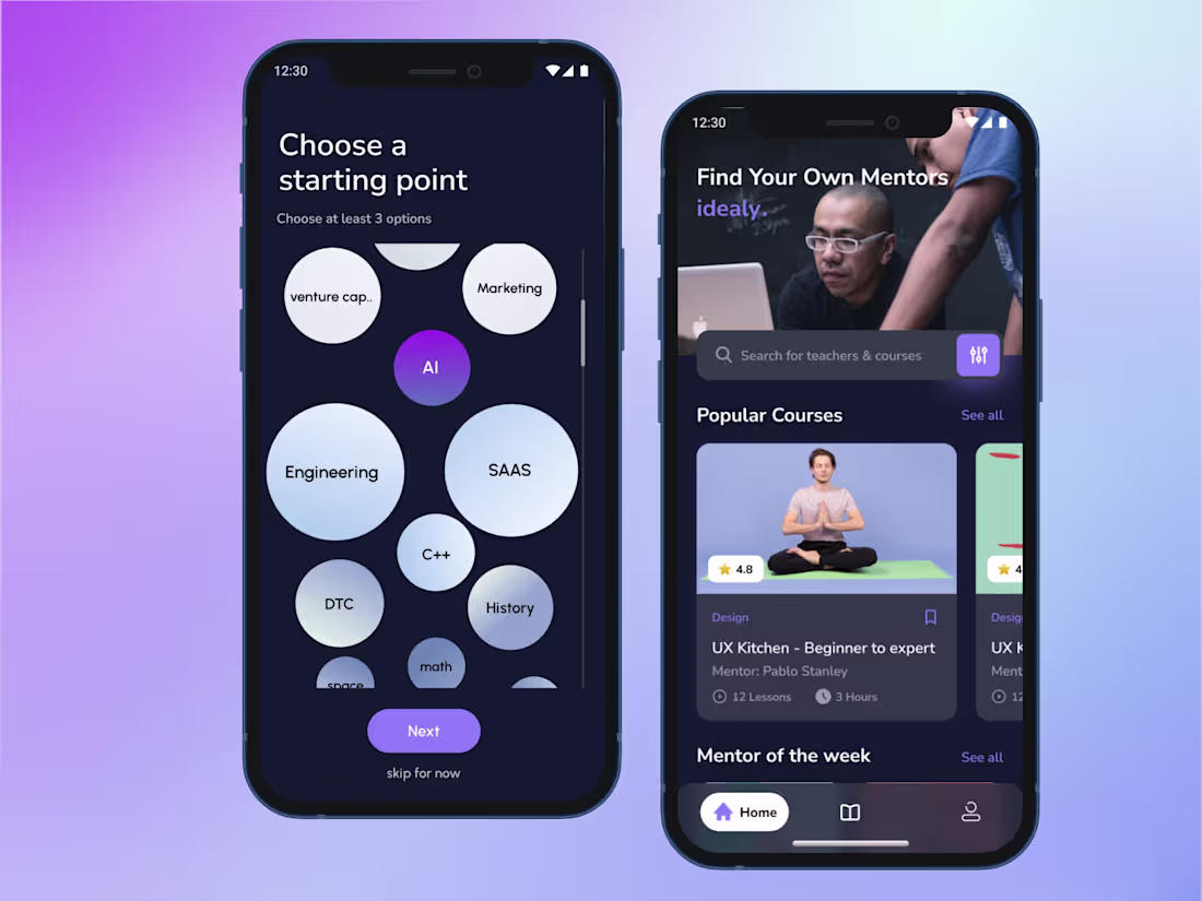 Cover image for Online education app📚