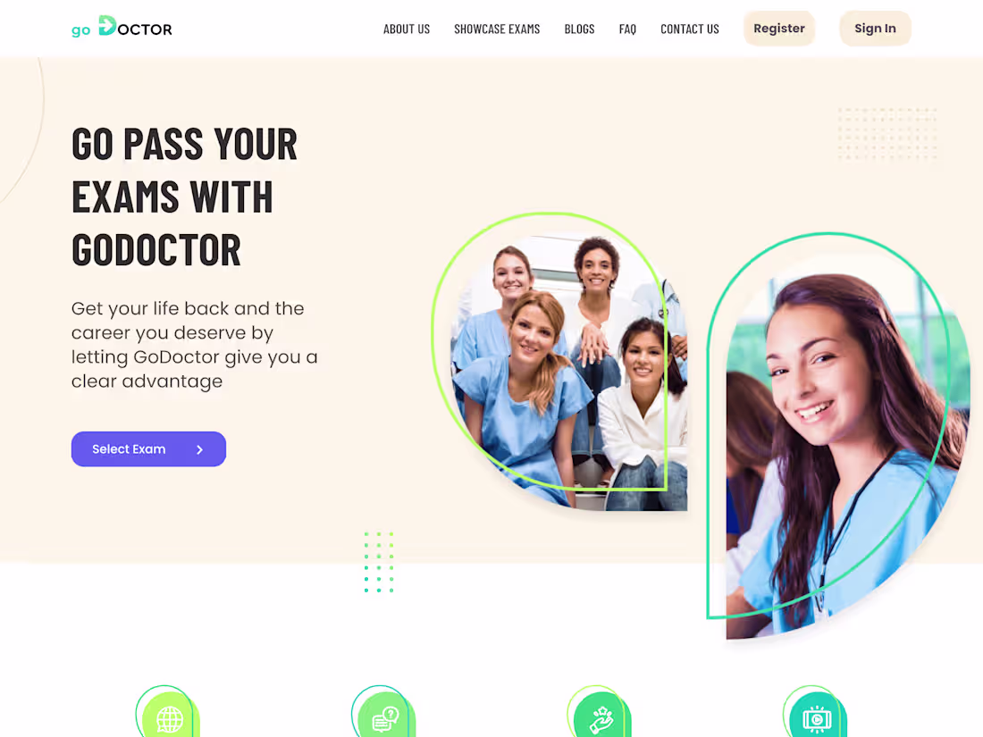 Cover image for Go Doctor - Pass your exams with us