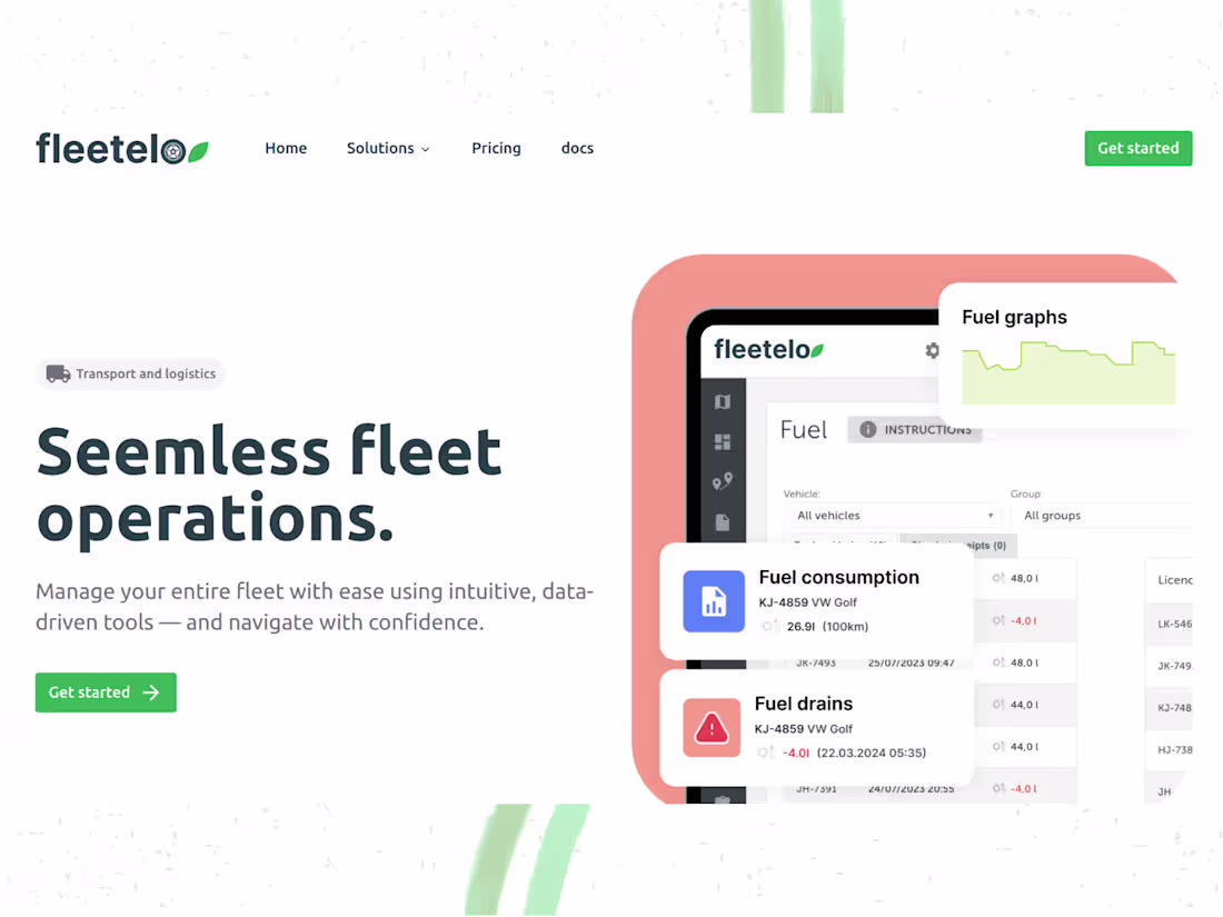 Cover image for Fleetelo App Development for Logistics Efficiency