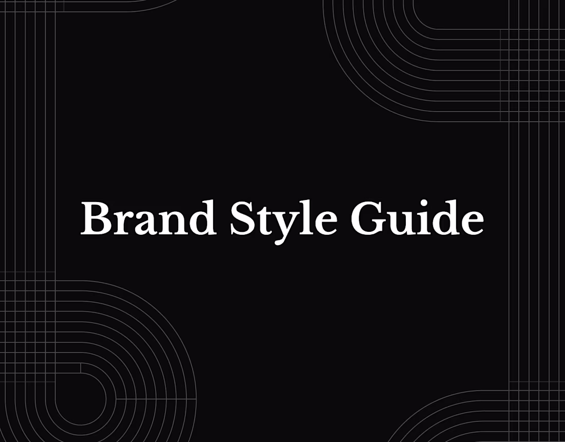 Cover image for Brand Style Guide