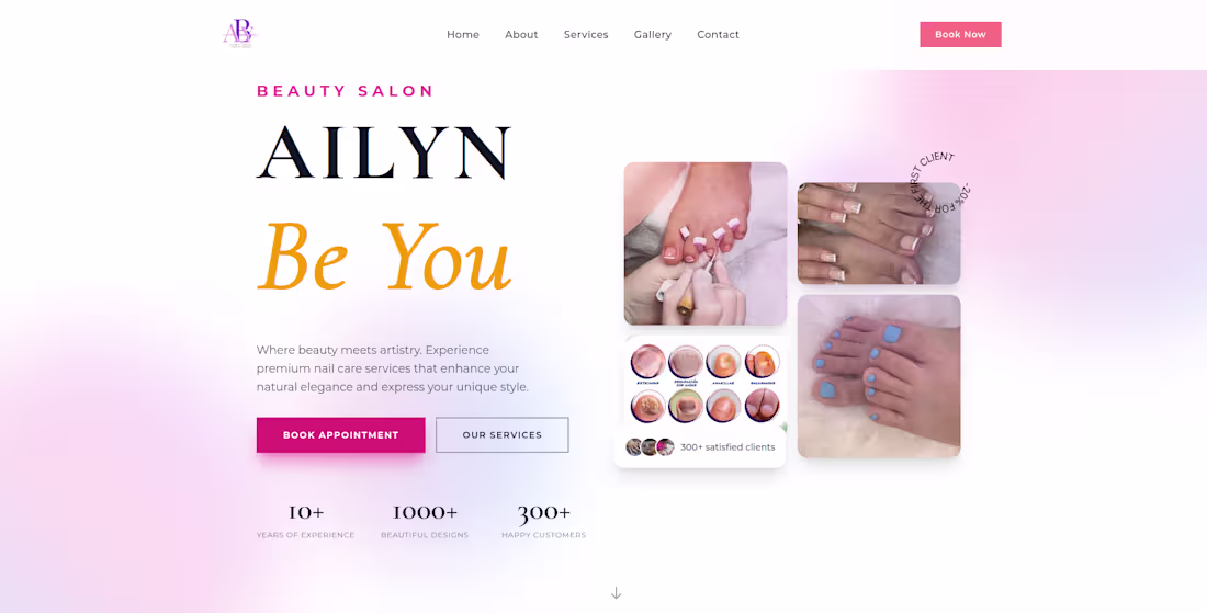 Cover image for Nails Shop Website 💯 