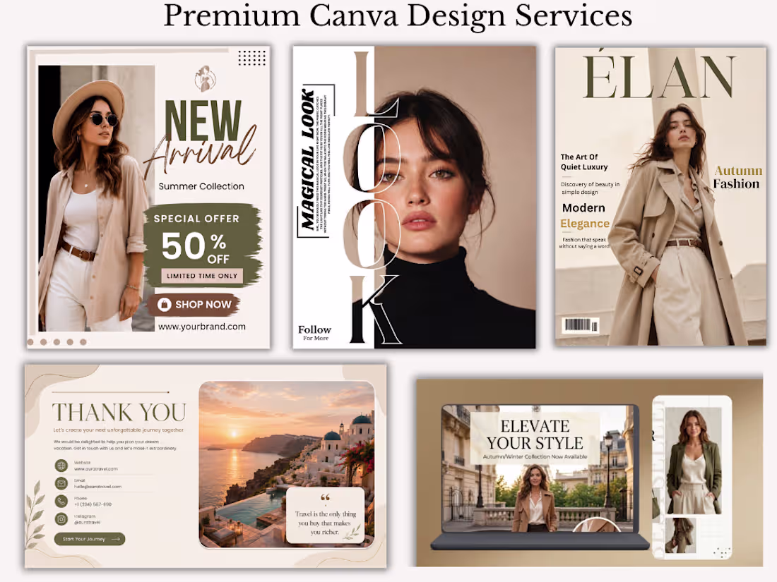 Cover image for Custom Canva Social Media Templates