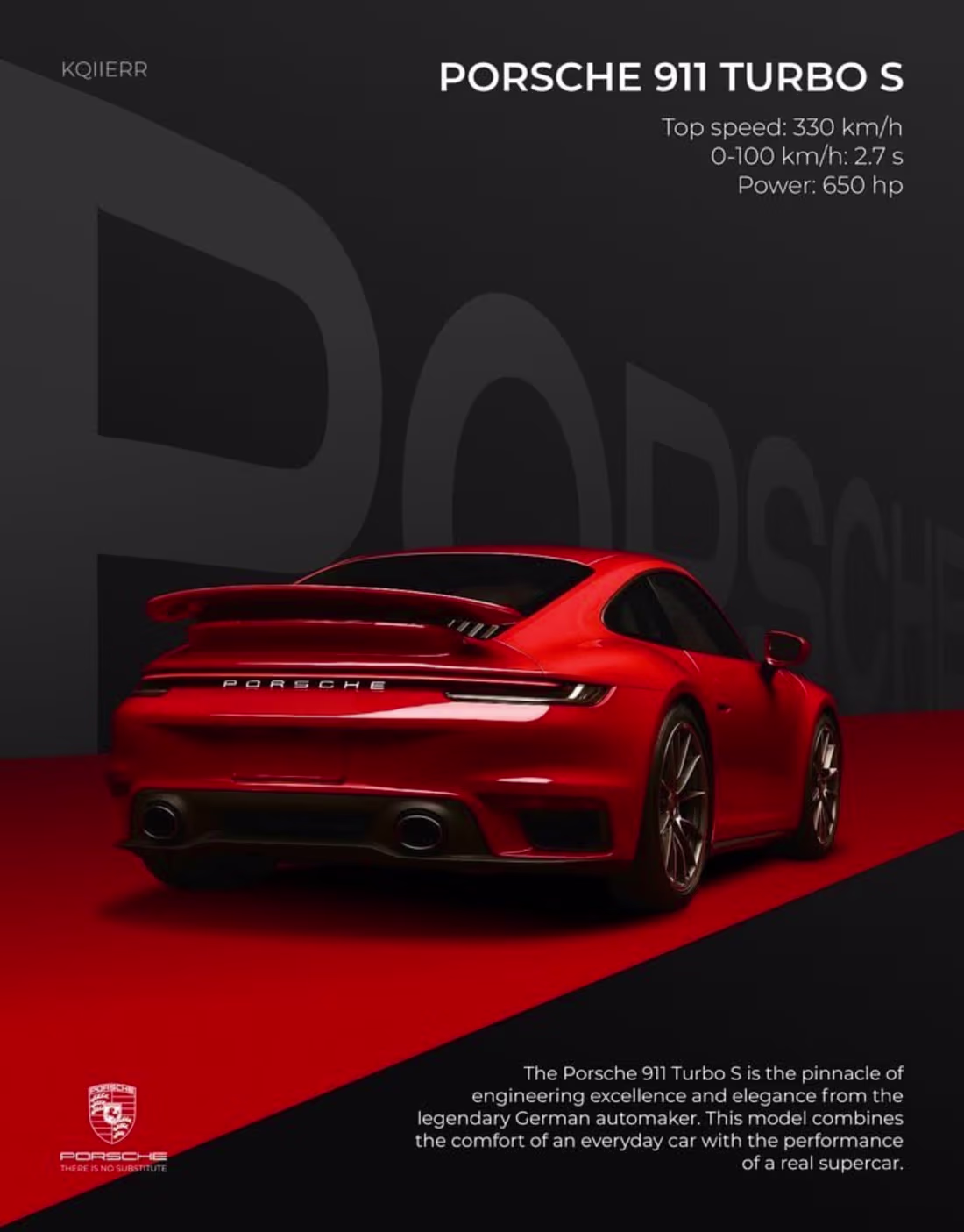 Cover image for Porsche Luxury Car Promotional Poster