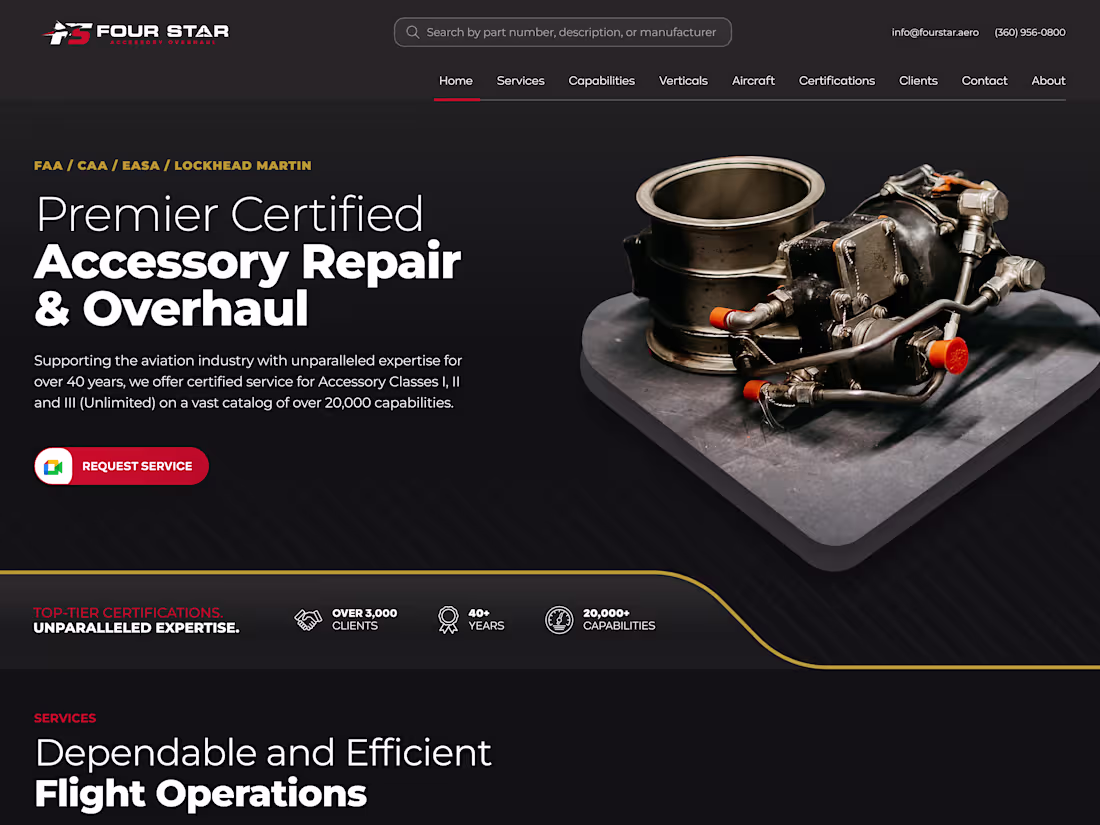 Cover image for Four Star Accessory Overhaul Website Redesign & Development