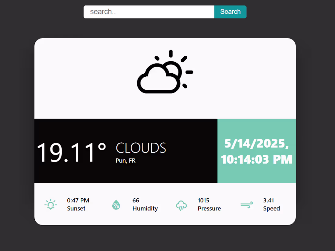 Cover image for Weather App