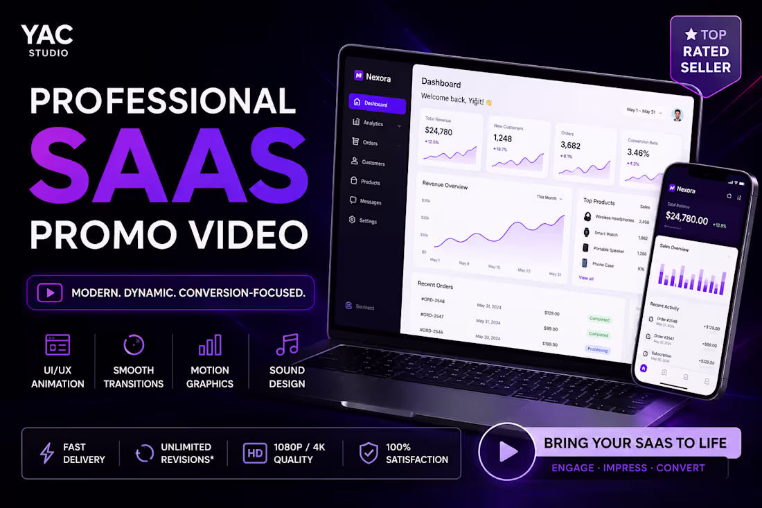 Cover image for Saas Promotiona Video