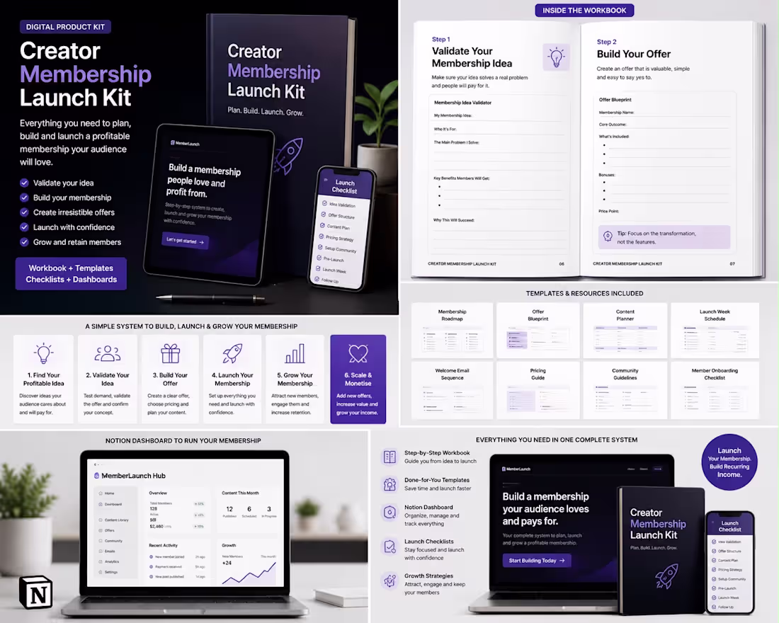 Cover image for Creator Membership Launch Kit is