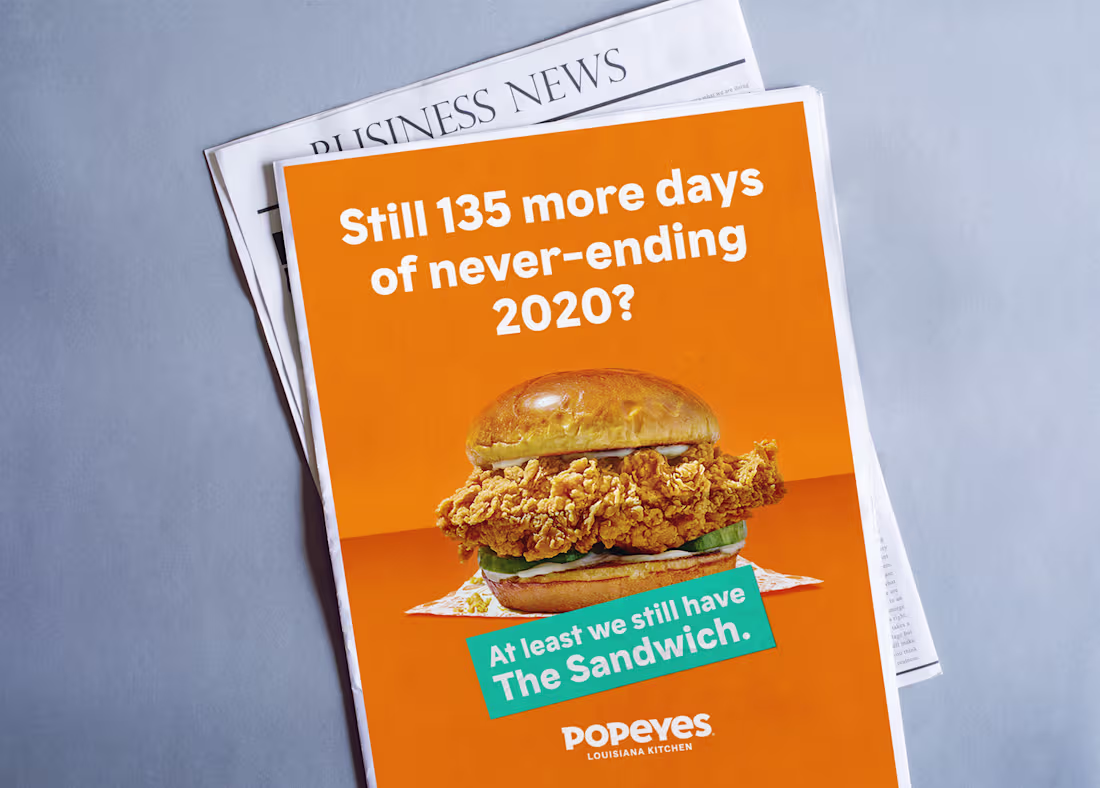 Cover image for Chicken Sandwich 2020 Marketing Campaign
