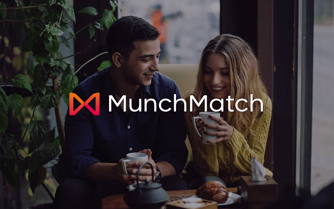 Cover image for MunchMatch - Find your foodie :: Behance