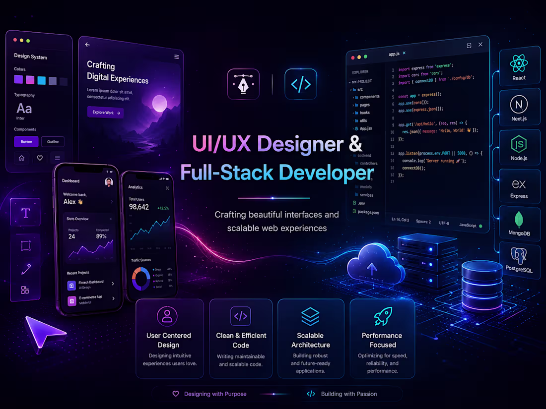Cover image for UI/UX, Full Stack