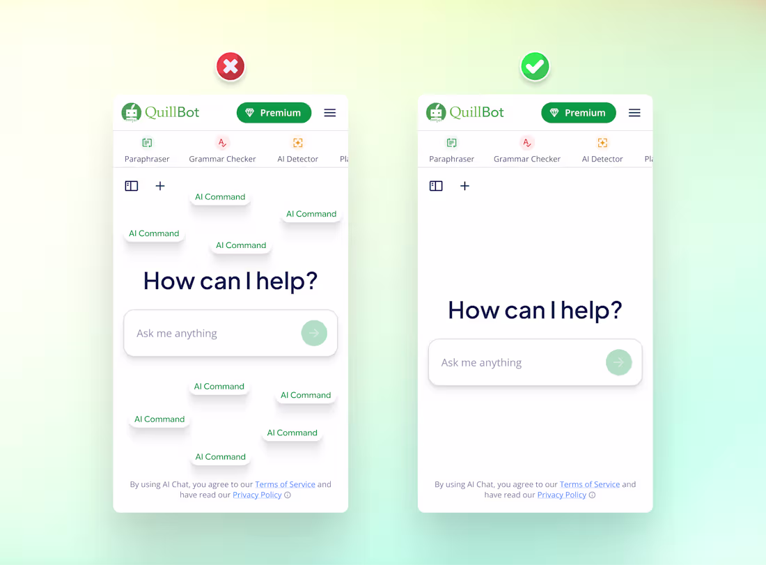 Cover image for QuillBot AI Chat Product Design