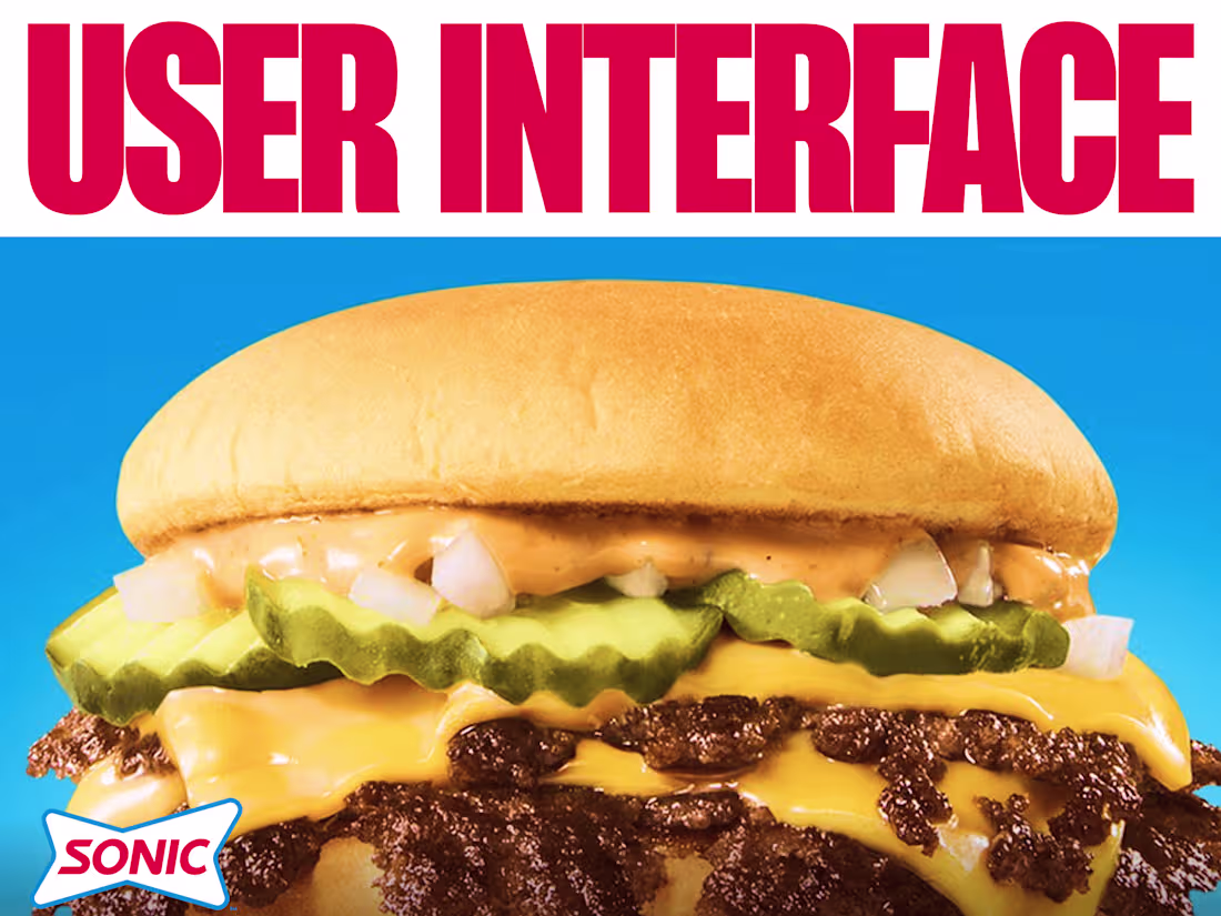 Cover image for UI/UX for Sonic Drive-In