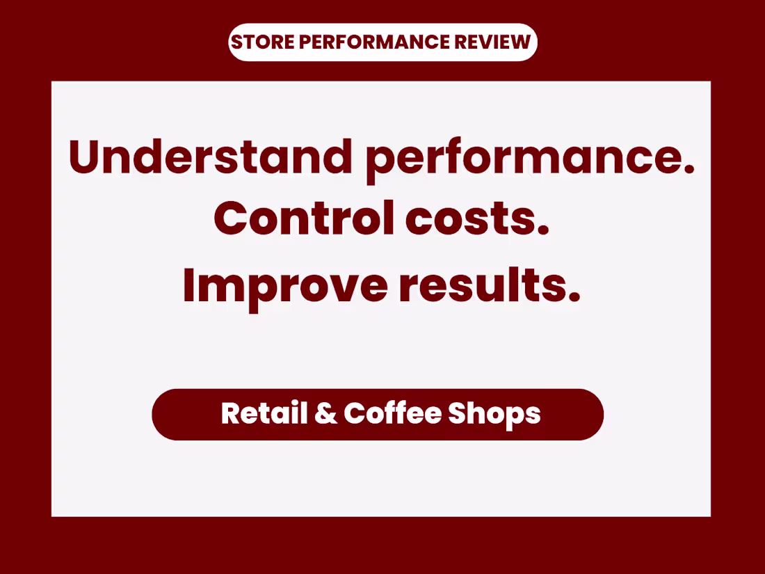 Cover image for Carried out a store performance review covering sales, labou...