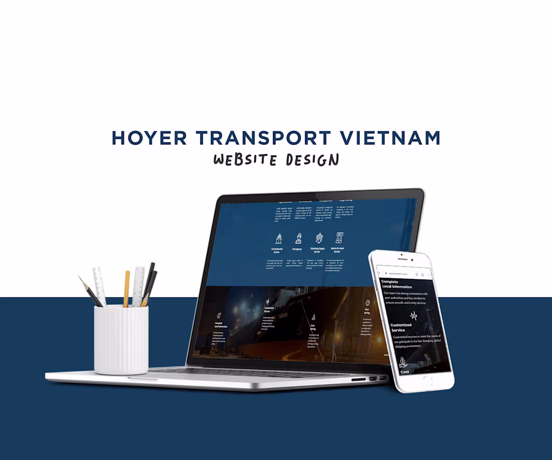 Cover image for Logistic Company Website