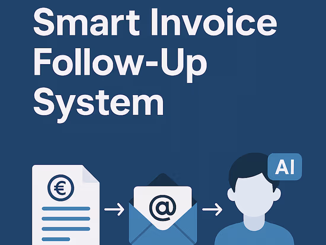 Cover image for Smart Invoice Follow-Up System: An AI-powered workflow that ...