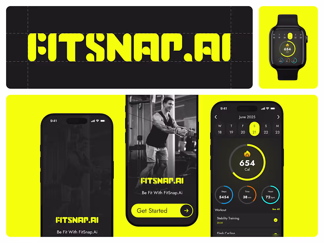 Cover image for FitSnap.Ai (http://FitSnap.Ai) App UI
