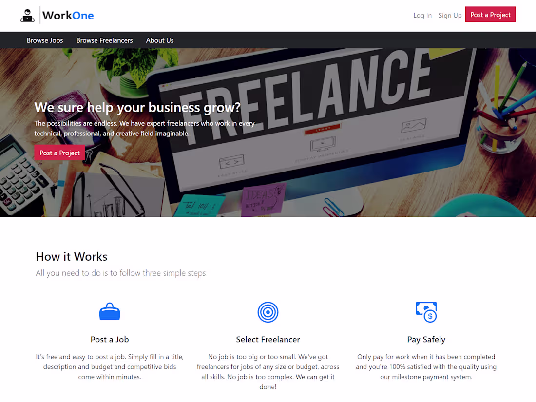 Cover image for WorkOne