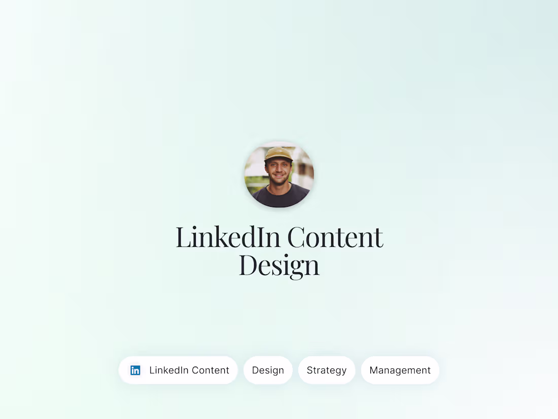 Cover image for LinkedIn Content Design