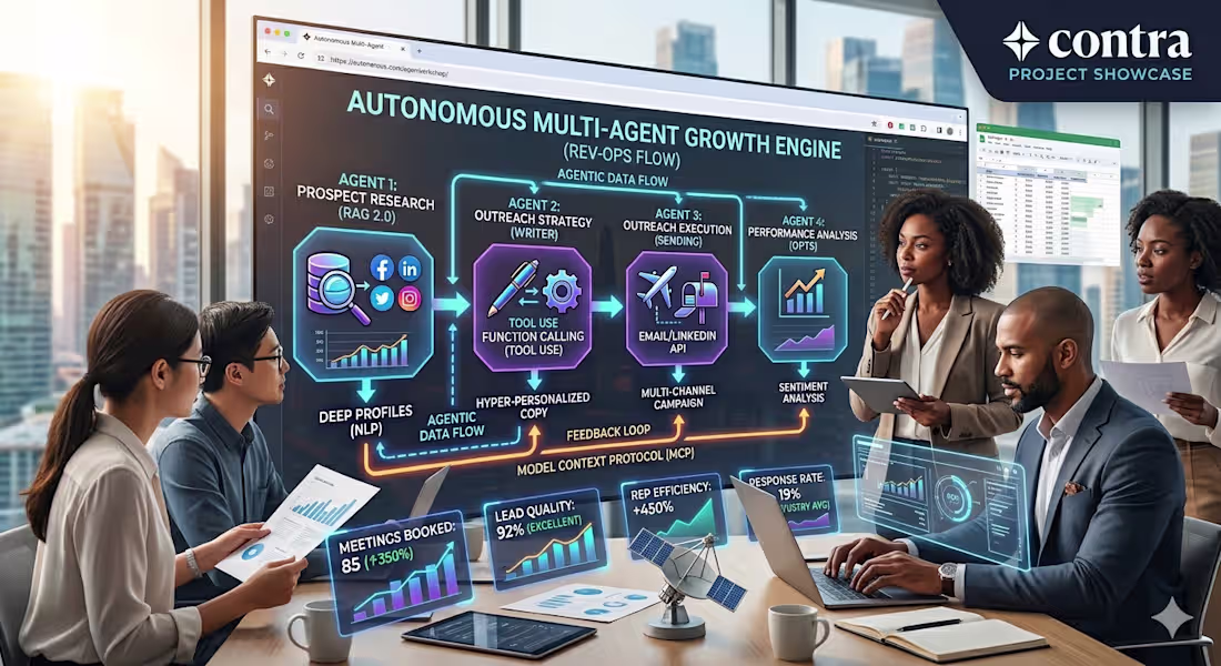 Cover image for Autonomous Multi-Agent Growth Engine: AI-Driven