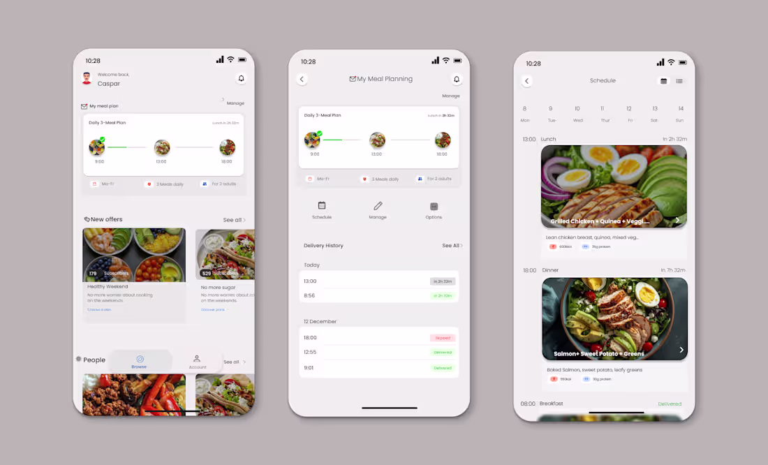 Cover image for Recent Food mobile app