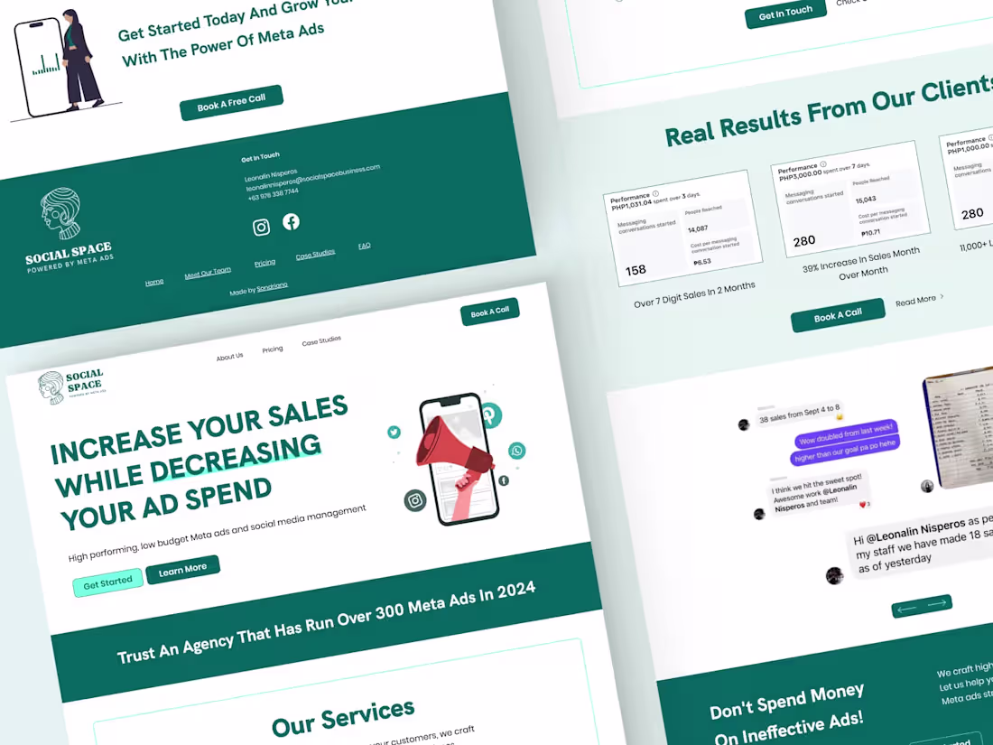 Cover image for Website Redesign for a Meta ads agency