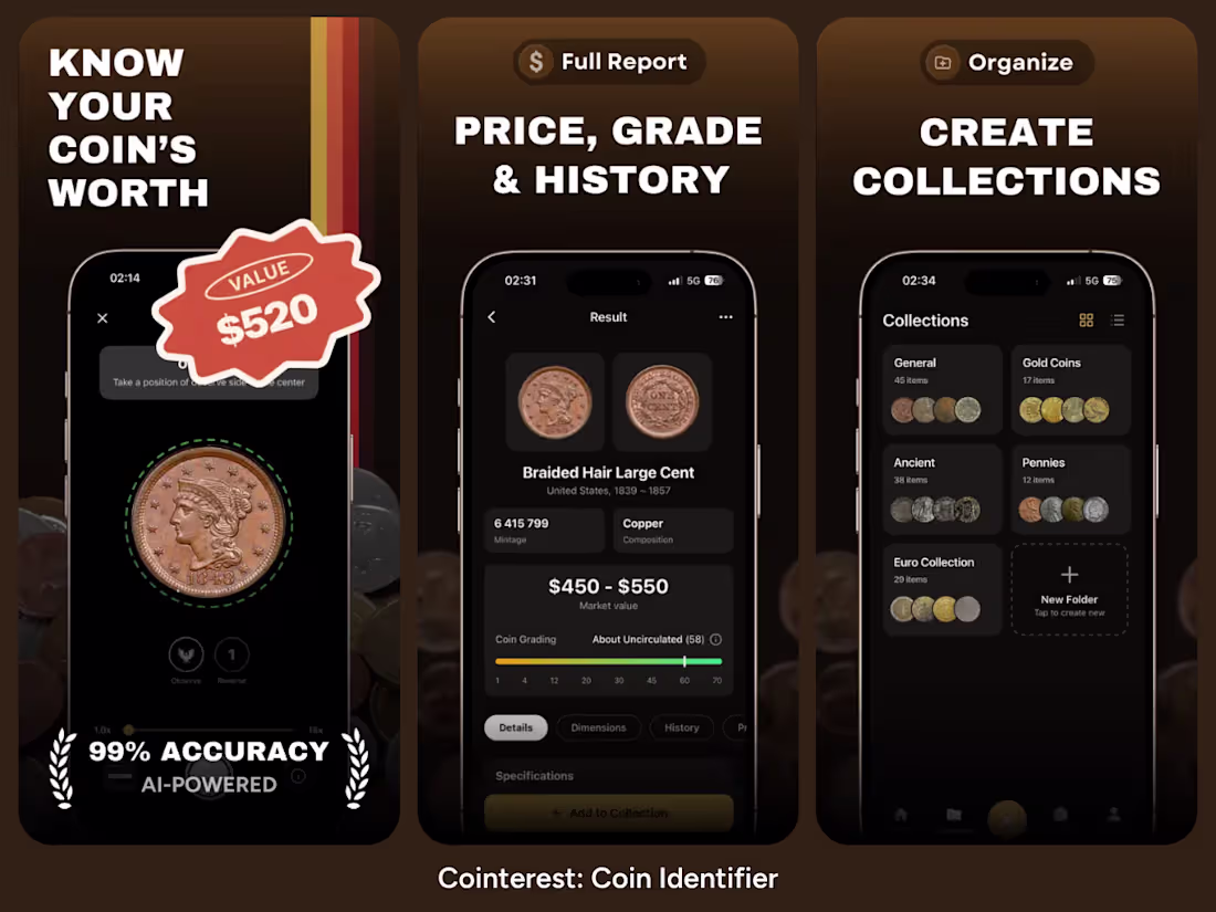 Cover image for Cointerest: Coin Identifier App